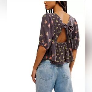Free People Chloe Printed Top
